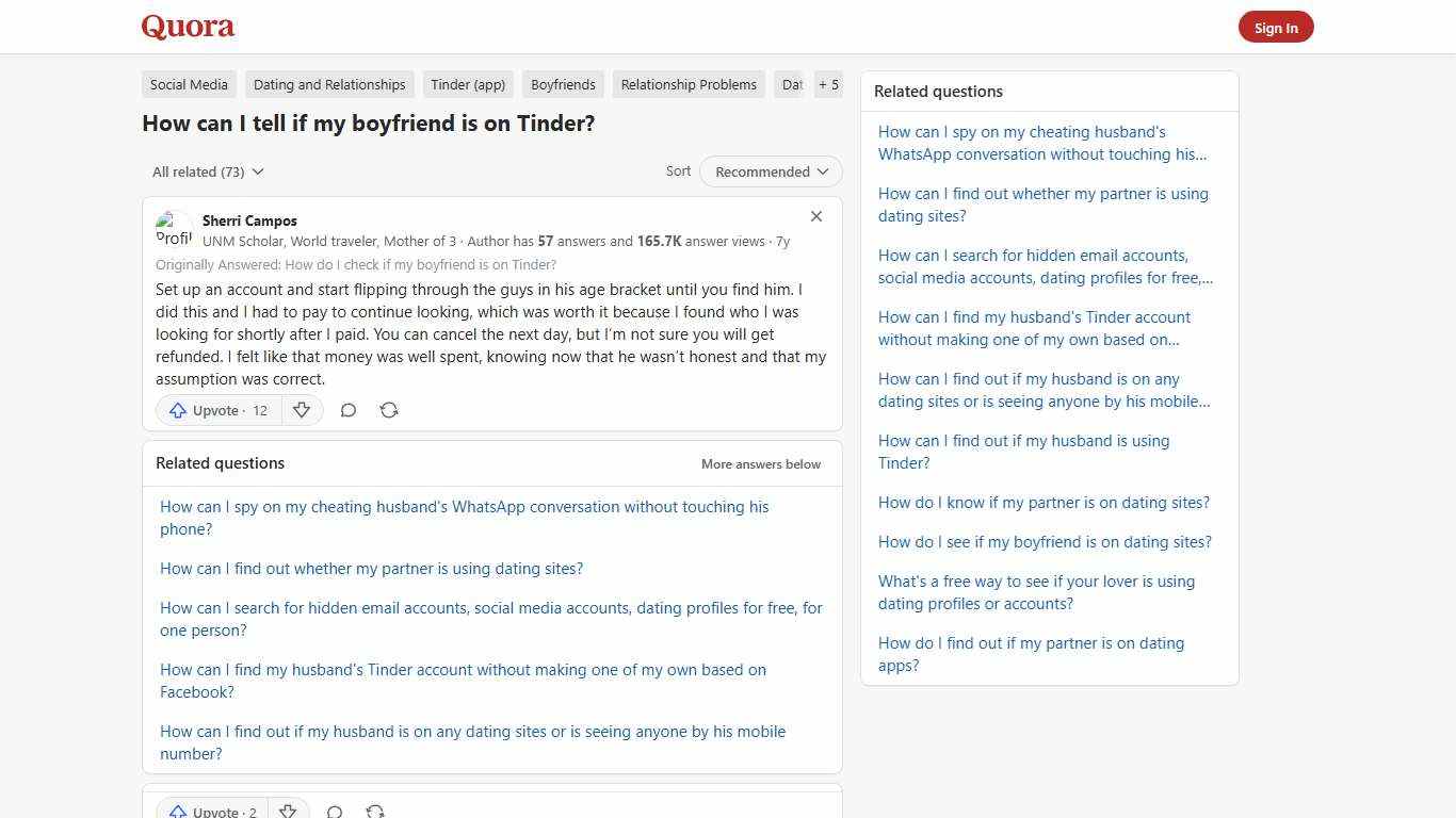 How to tell if my boyfriend is on Tinder - Quora