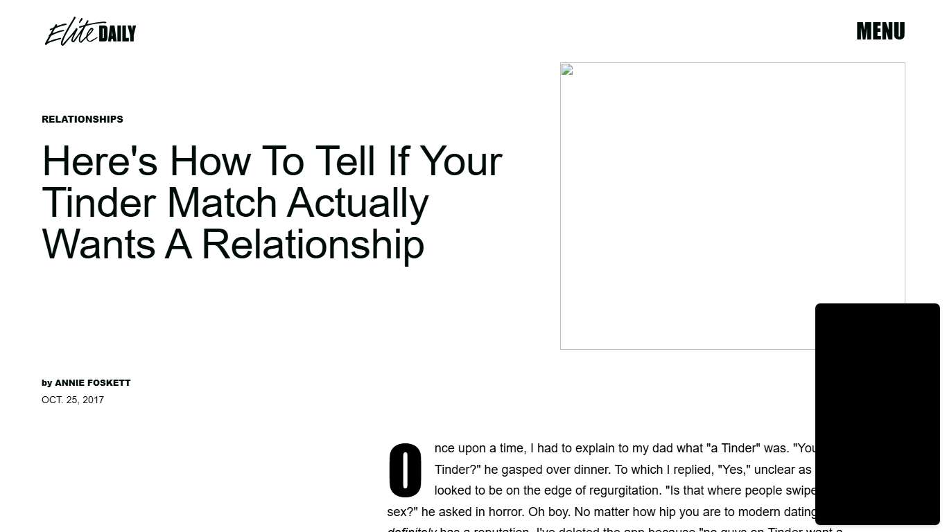 Do Guys On Tinder Want A Relationship? Here's How To Tell If Your Match Does
